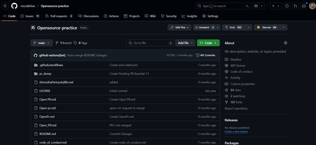 Preview of Open Source Practice