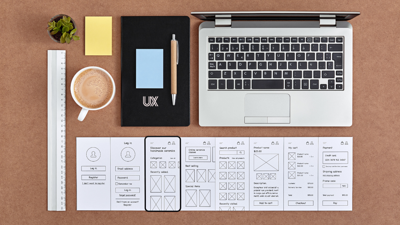 Infographic showing career growth and opportunities in UI/UX design